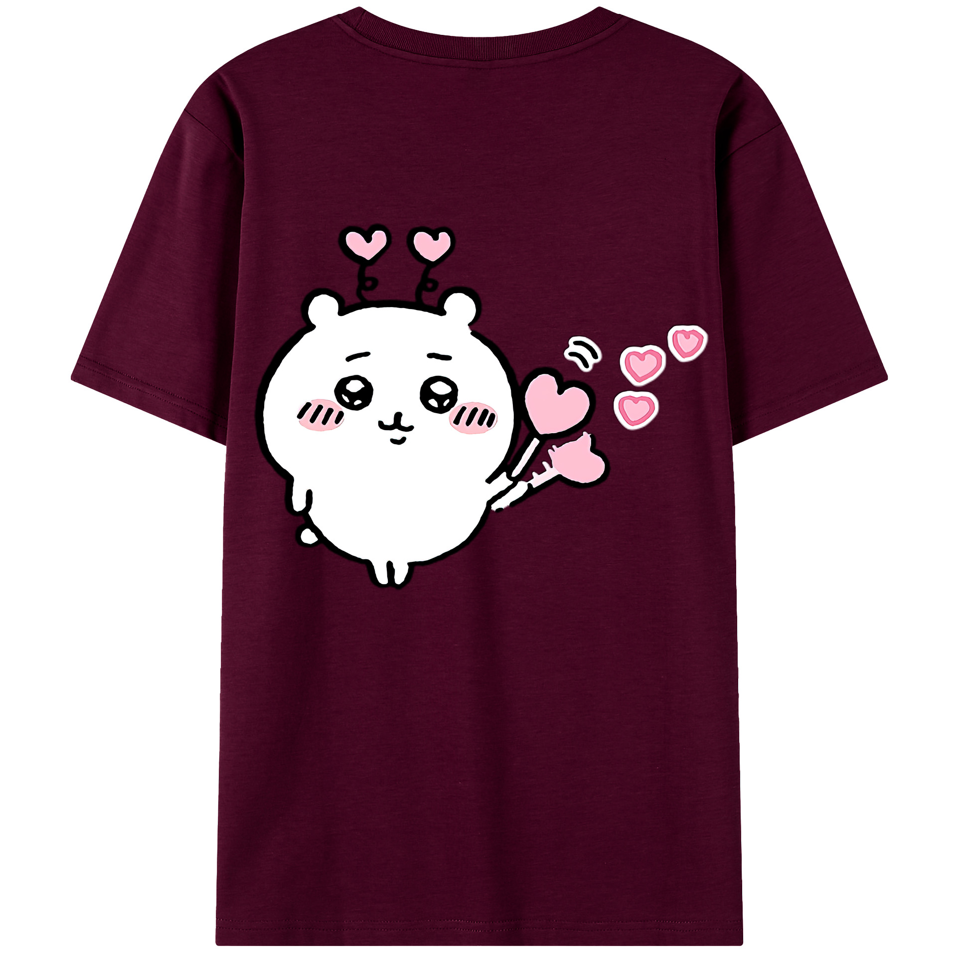 （画像用） ちいかわ ちいかわ Chii-kawa chiikawa レディース半袖Tシャツ(バックプリント)
